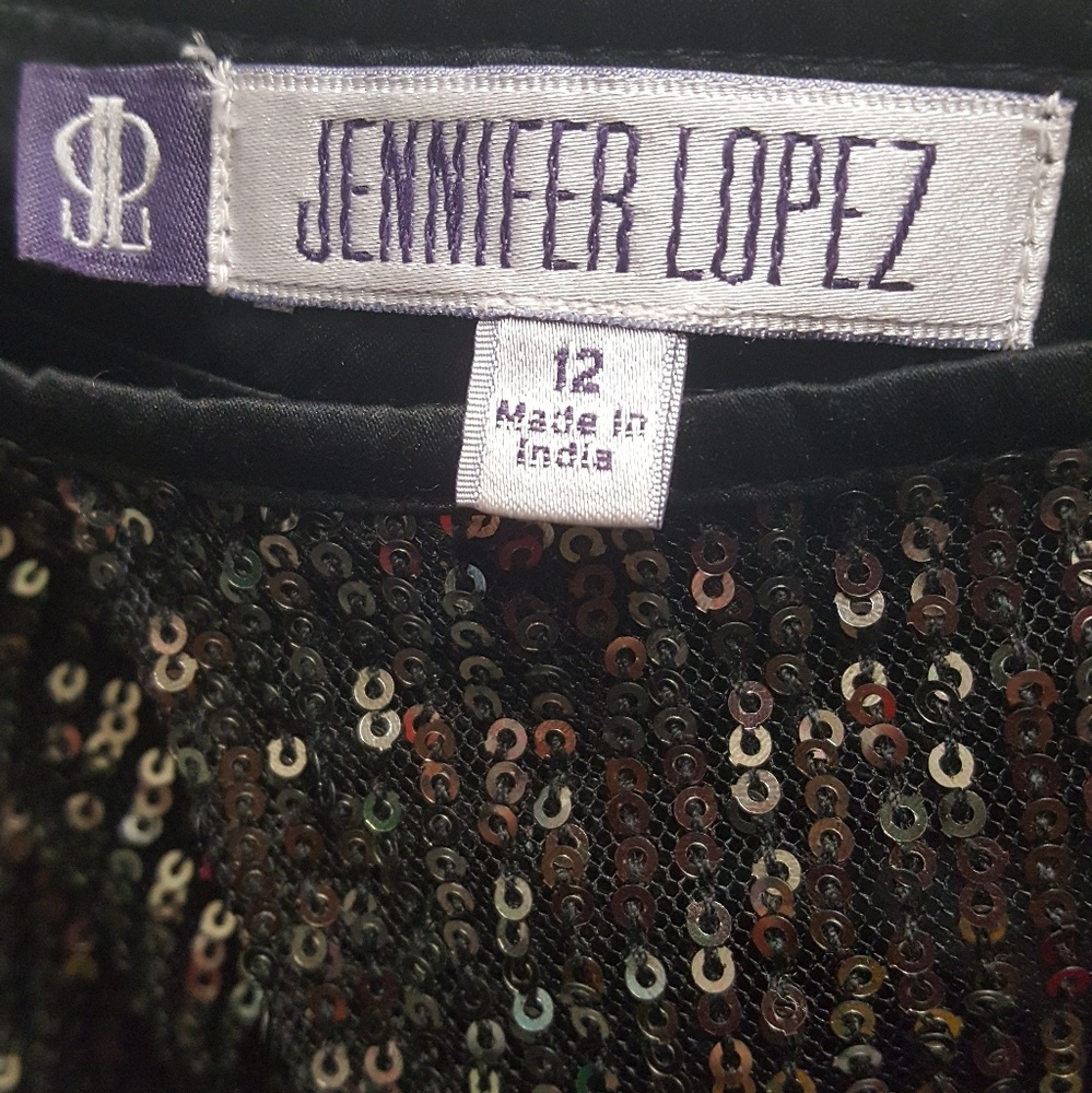 Jennifer Lopez sequin mini skirt